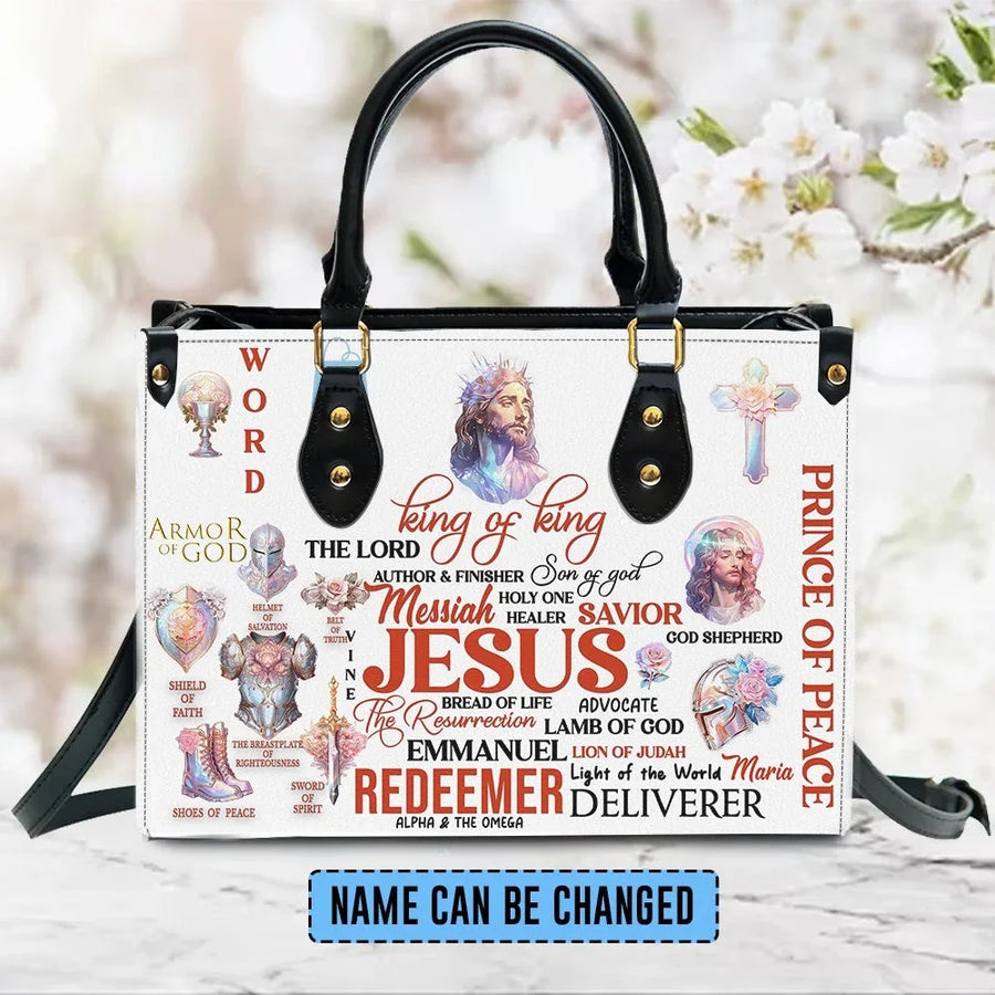 Jesus the Lord King of King - Personalized Christian Handbag - Faith In My Bag is a brand operated by Gemini Clothing LLC