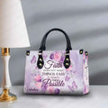 Butterfly Floral Personalized Christian Handbag