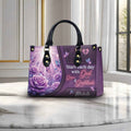 Start Each Day with God, Grace & Gratitude Personalized Christian Handbag