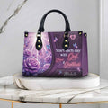 Start Each Day with God, Grace & Gratitude Personalized Christian Handbag