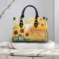 Prayer Changes Things Sunflower Personalized Christian Handbag