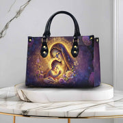 Catholic Virgin Mary and Baby Jesus Personalized Christian Handbag