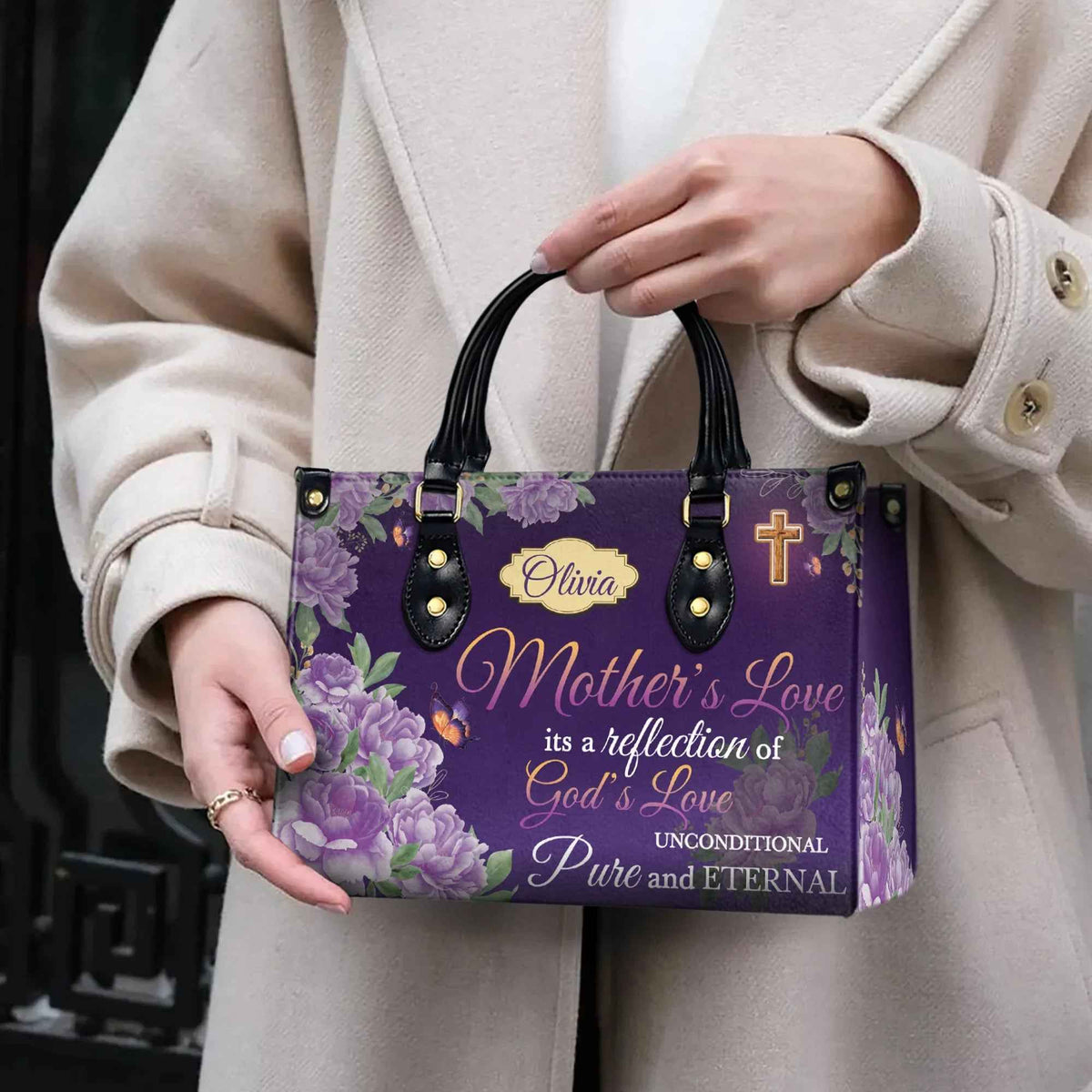 S Love Personalized Christian Handbag