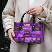 God Says I Am Personalized Christian Handbag