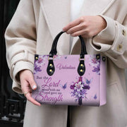 But the Lord Stood with Me Personalized Christian Handbag