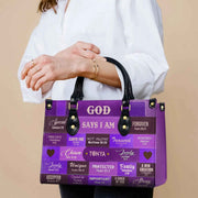 God Says I Am Personalized Christian Handbag