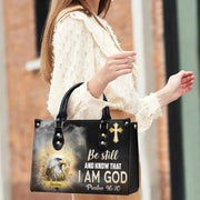 Be Still and Know I Am God - Personalized Christian Handbag - For Women Copy