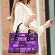 God Says I Am Personalized Christian Handbag