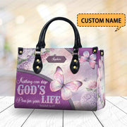 Nothing Can Stop God Personalized Christian Handbag