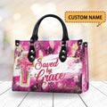 Saved by Grace Personalized Christian Handbag