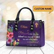 Luke 1:45 Personalized Christian Handbag