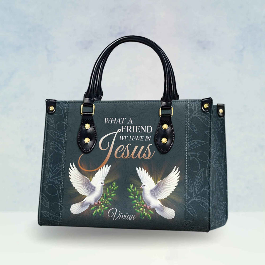 What a Friend We Have in Jesus Personalized Christian Handbag