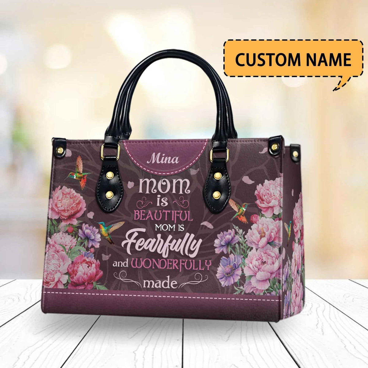 Bible Verse - Personalized Christian Handbag - For Women Copy