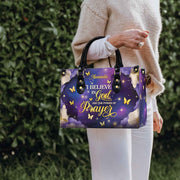 ‘I Believe in God and the Power of Prayer' - Personalized Christian Handbag