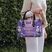 ‘The Lord is my Strength' Inspirational Personalized Christian Handbag