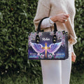 Blessed Mama Guided by Angels Cross Wings Personalized Christian Handbag