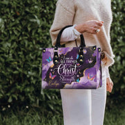 Name Philippians 4:13 Bible Verse Personalized Christian Handbag