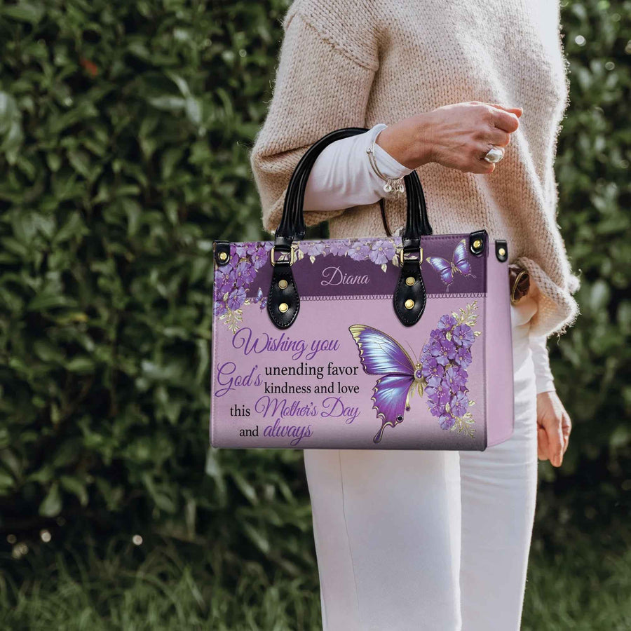 Wishing You God Personalized Christian Handbag