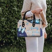 When Anxiety Was Great, Your Consolation Brought - Personalized Christian Handbag