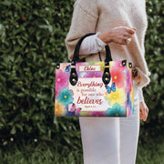 Everything is Possible for One Who Believes Personalized Christian Handbag