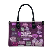 My Daily Bible Affirmations Purple - Personalized Christian Handbag - Faith In My Bag is a brand operated by Gemini Clothing LLC