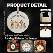 Pet Family Christmas 2025 - Personalized Christmas Ornament - Faith In My Bag is a brand operated by Gemini Clothing LLC