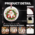 Santa Gone Wild - Christmas Ornament - Faith In My Bag is a brand operated by Gemini Clothing LLC