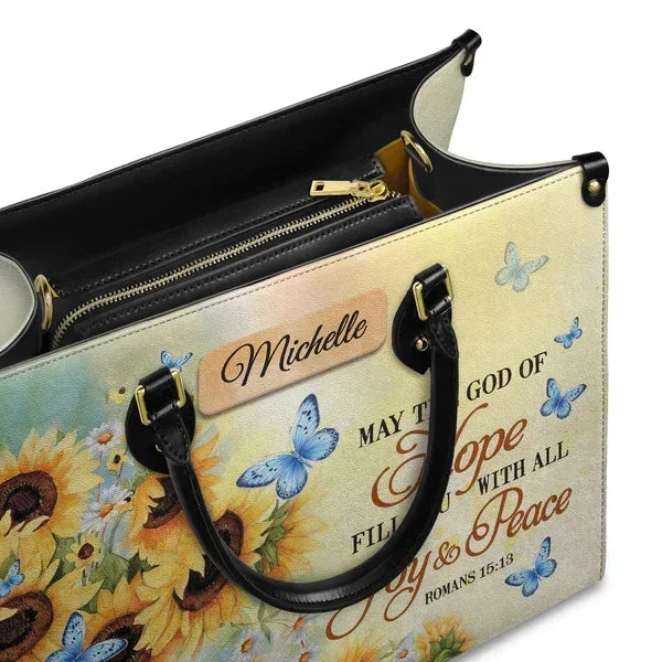 May the God of Hope Fill You with All Joy and Peace Romans - Personalized Christian - Faith In My Bag is a brand operated by Gemini Clothing LLC