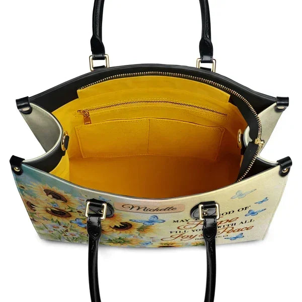 May the God of Hope Fill You with All Joy and Peace Romans - Personalized Christian - Faith In My Bag is a brand operated by Gemini Clothing LLC