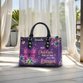 Her Children Rise Up and Call Her Blessed Personalized Christian Handbag