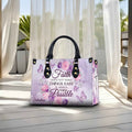 Butterfly Floral Personalized Christian Handbag