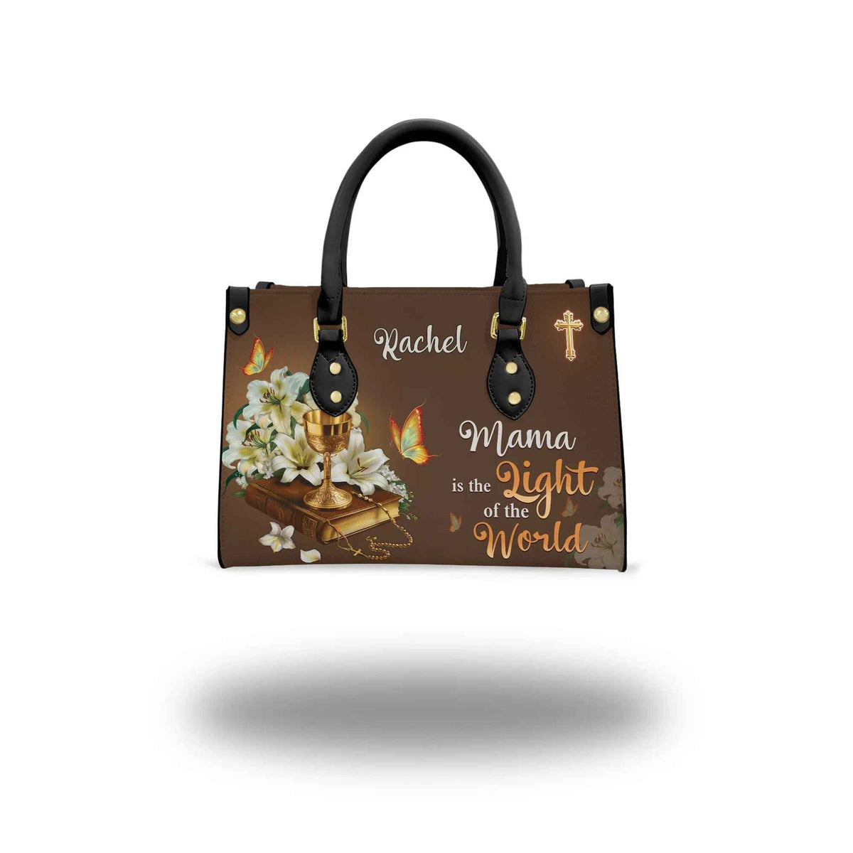 Mama is the Light of the World for Mother - Personalized Christian Handbag