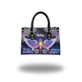 Blessed Mama Guided by Angels Cross Wings Personalized Christian Handbag
