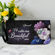 Christianart Handbag, Personalized Hand Bag, Solomon 2:10, He Calls Me Beautiful One, Personalized Gifts, Gifts for Women.