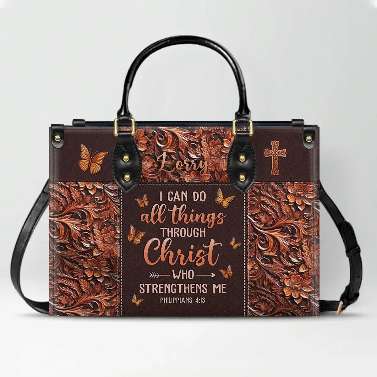 I Can Do All Things Through Christ Philippians 4 13 - Personalized Christian Handbag - Faith In My Bag is a brand operated by Gemini Clothing LLC