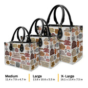 Personalized Christian Handbag - My Daily Bible Affirmation Leather Tote