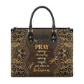 Pray Every Morning Dragonfly - Personalized Christian Handbag - Faith In My Bag is a brand operated by Gemini Clothing LLC