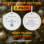 Santa Gone Wild - Personalized Christmas Ornament - Faith In My Bag is a brand operated by Gemini Clothing LLC