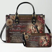 Personalized Christian Handbag - Custom Engraved Leather Style