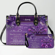 Personalized Christian Handbag - Custom Engraved Leather Style