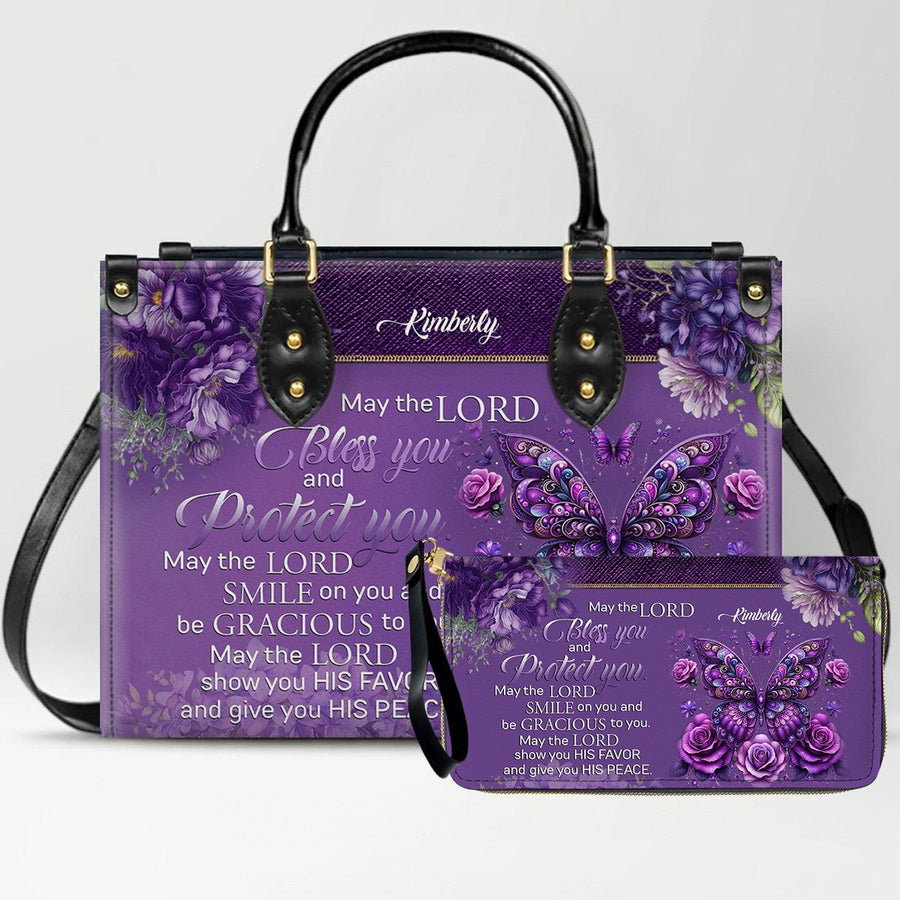 Personalized Christian Handbag - Custom Engraved Leather Style