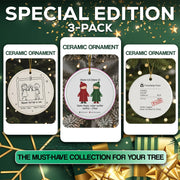 Funny Friendship Set - Personalized Christmas Ornament - Faith In My Bag is a brand operated by Gemini Clothing LLC