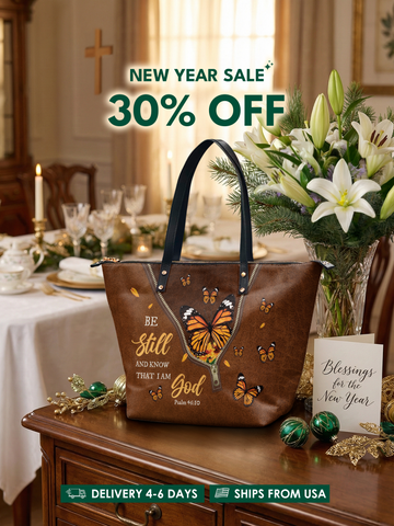 Serene Leather Bag Bogo - Christian Handbag - Faith In My Bag is a brand operated by Gemini Clothing LLC