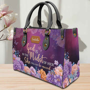 God is in the Midst of Her Personalized Christian Handbag
