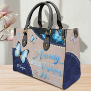 When Anxiety Was Great, Your Consolation Brought - Personalized Christian Handbag