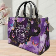 Name Philippians 4:13 Bible Verse Personalized Christian Handbag