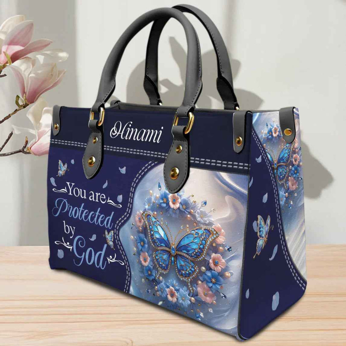 You Are Protected by God - Personalized Christian Handbag