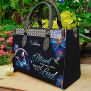 Blessed is the One Who Trusts in the Lord Personalized Christian Handbag