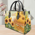 Prayer Changes Things Sunflower Personalized Christian Handbag