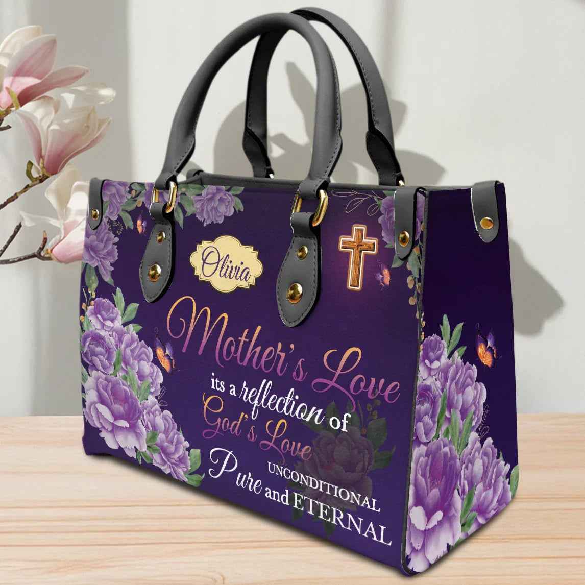 S Love Personalized Christian Handbag